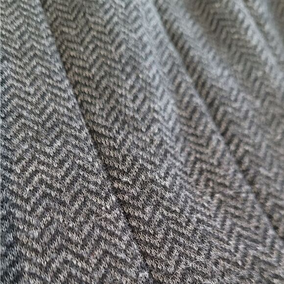 CALVIN KLEIN Sleeveless Herringbone Pleated Flare Dress 6 - Picture 9 of 10